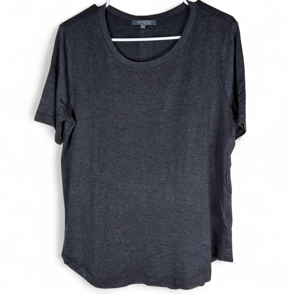 Matty M - Women’s Short Sleeve Knit Shirt – Size Medium